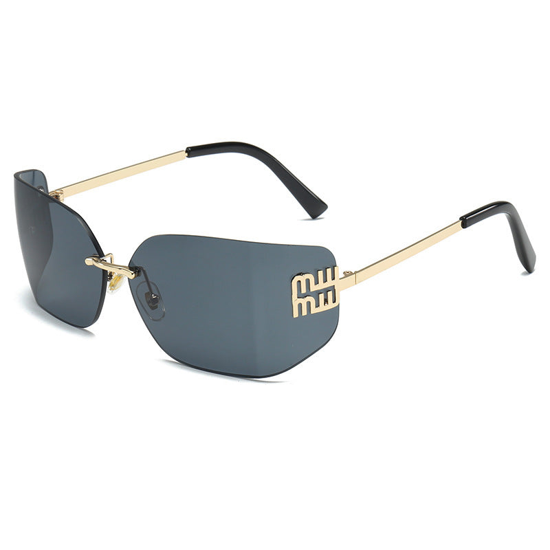 Fashion Wrap Around Frame Sunglasses