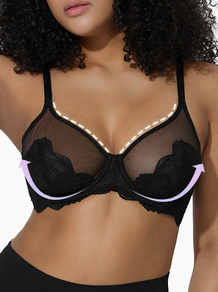 Full Coverage Lace Minimizer Bra