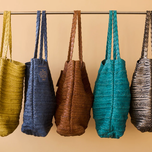 Hand-woven Leather Bag