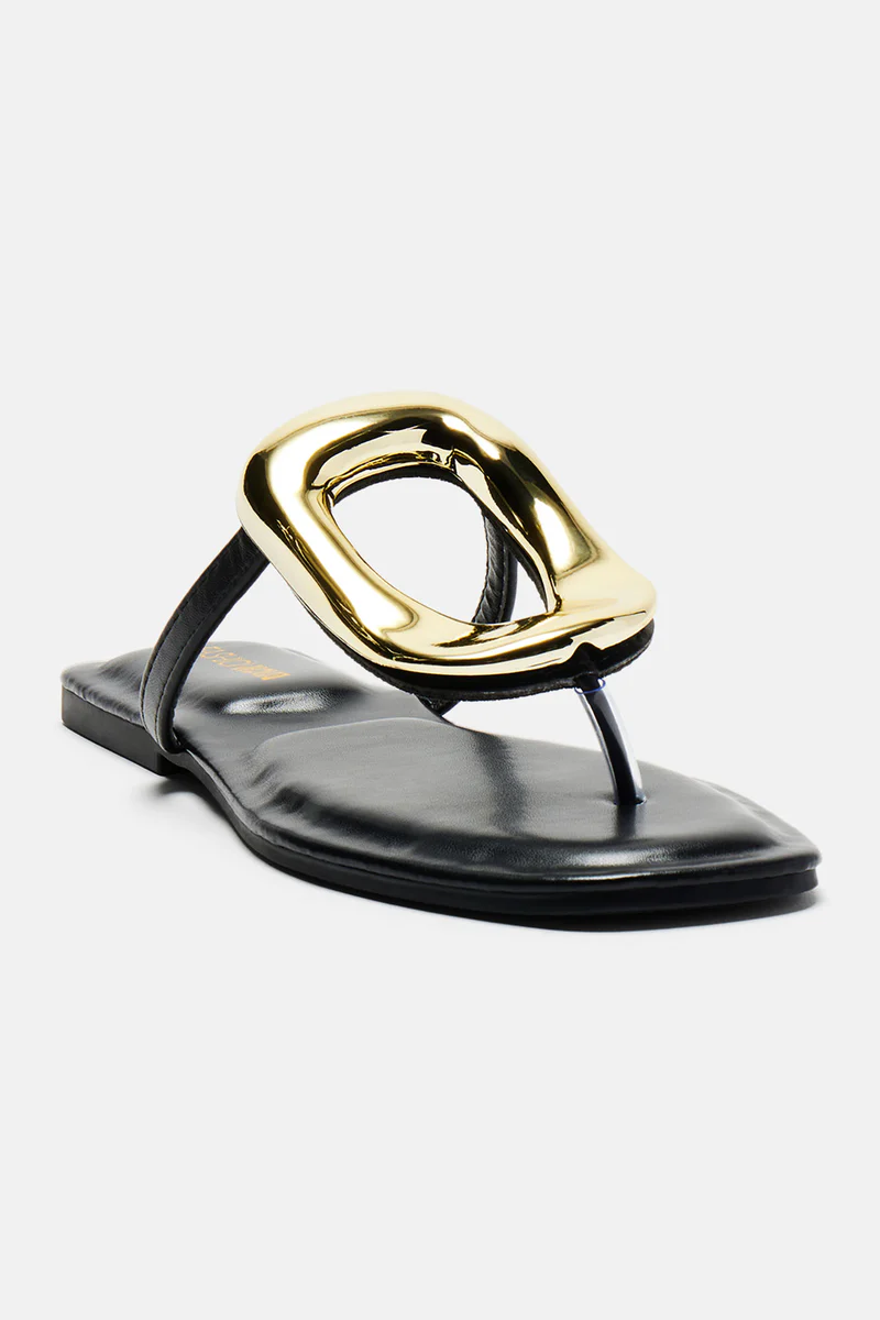 New Here Flat Sandals