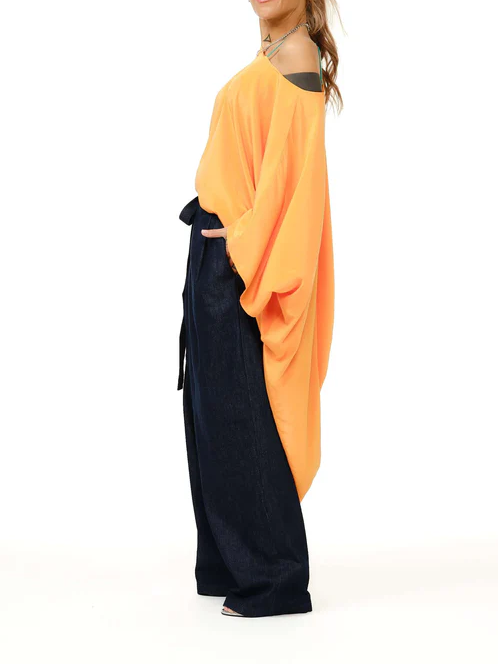 Orange Oversized Miaxi Tunic