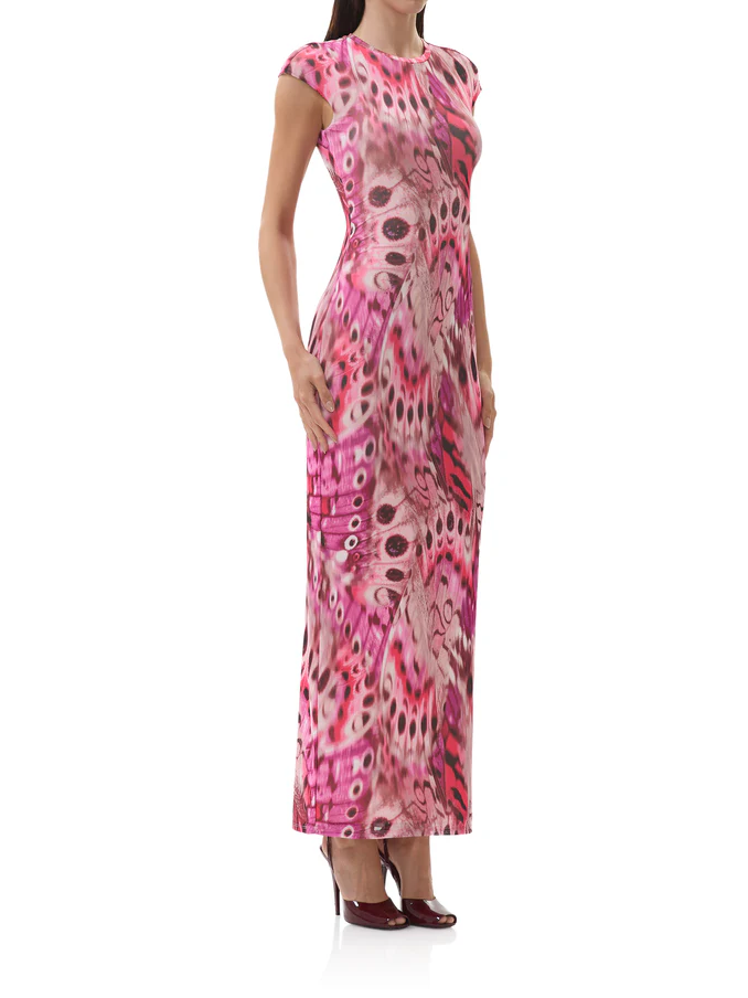 Berry Butterfly Dress