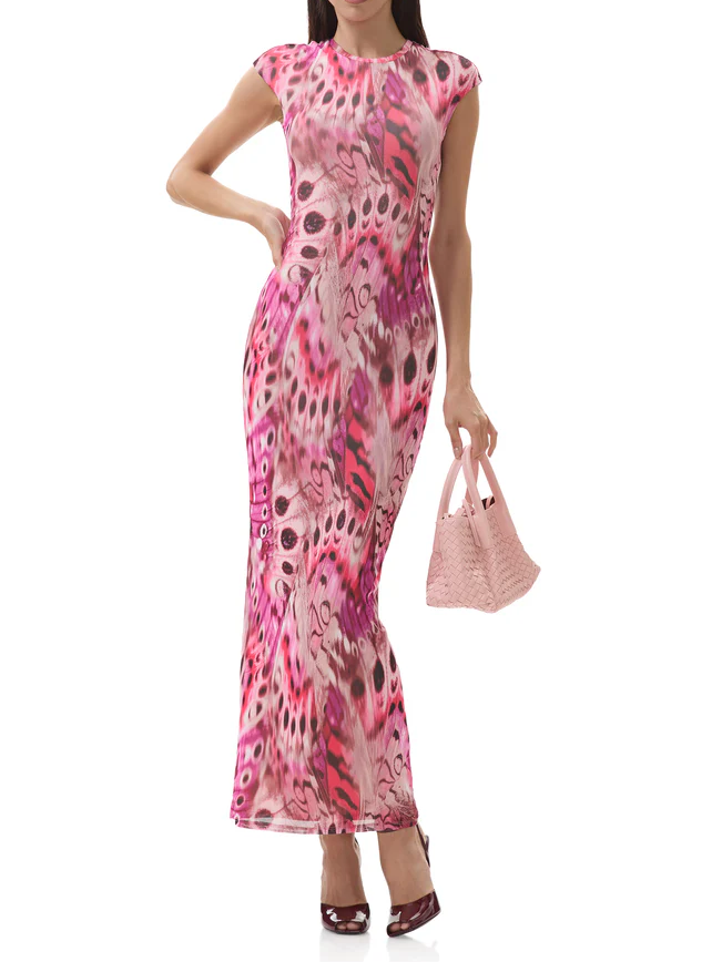 Berry Butterfly Dress