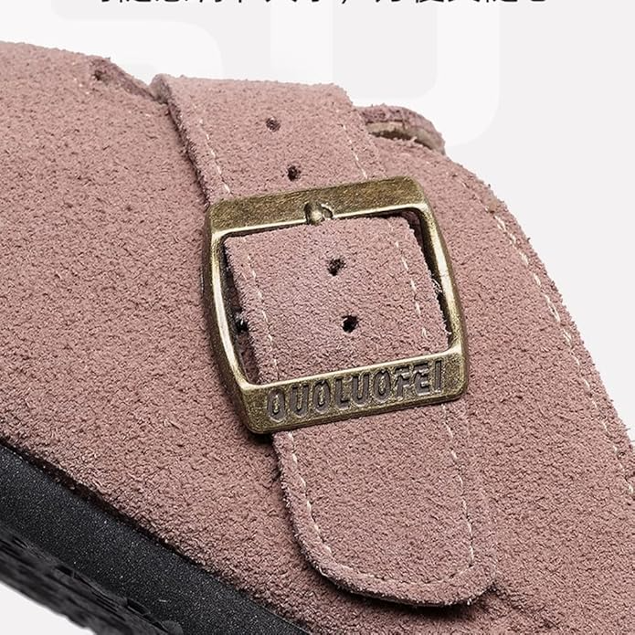 Mule Clogs Shoes Summer PU Leather Slip On Sandal