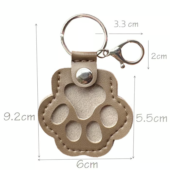 Keychain Made Of Leather To Remember Your Pet