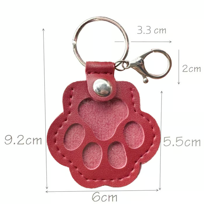 Keychain Made Of Leather To Remember Your Pet