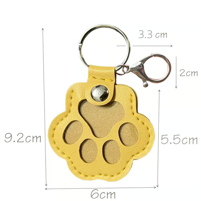Keychain Made Of Leather To Remember Your Pet