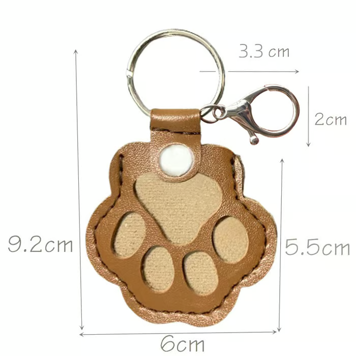 Keychain Made Of Leather To Remember Your Pet