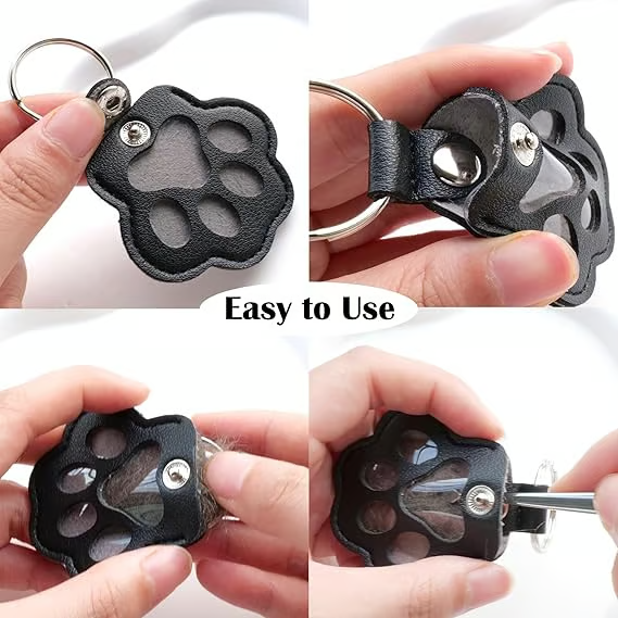Keychain Made Of Leather To Remember Your Pet