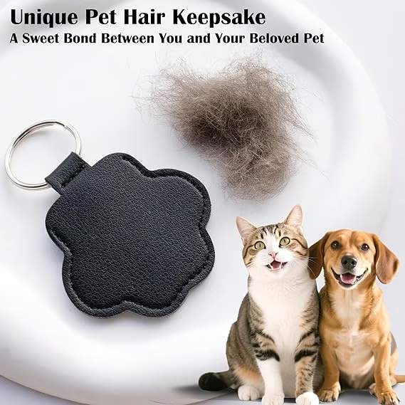 Keychain Made Of Leather To Remember Your Pet