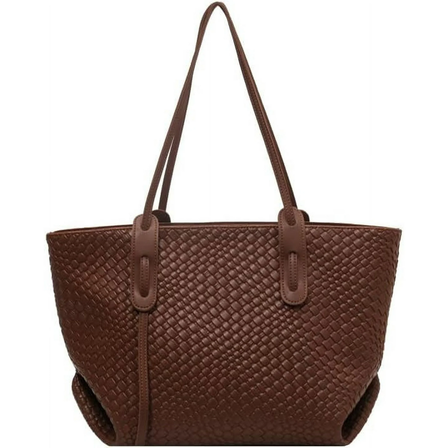 Vegan Leather Woven Bags