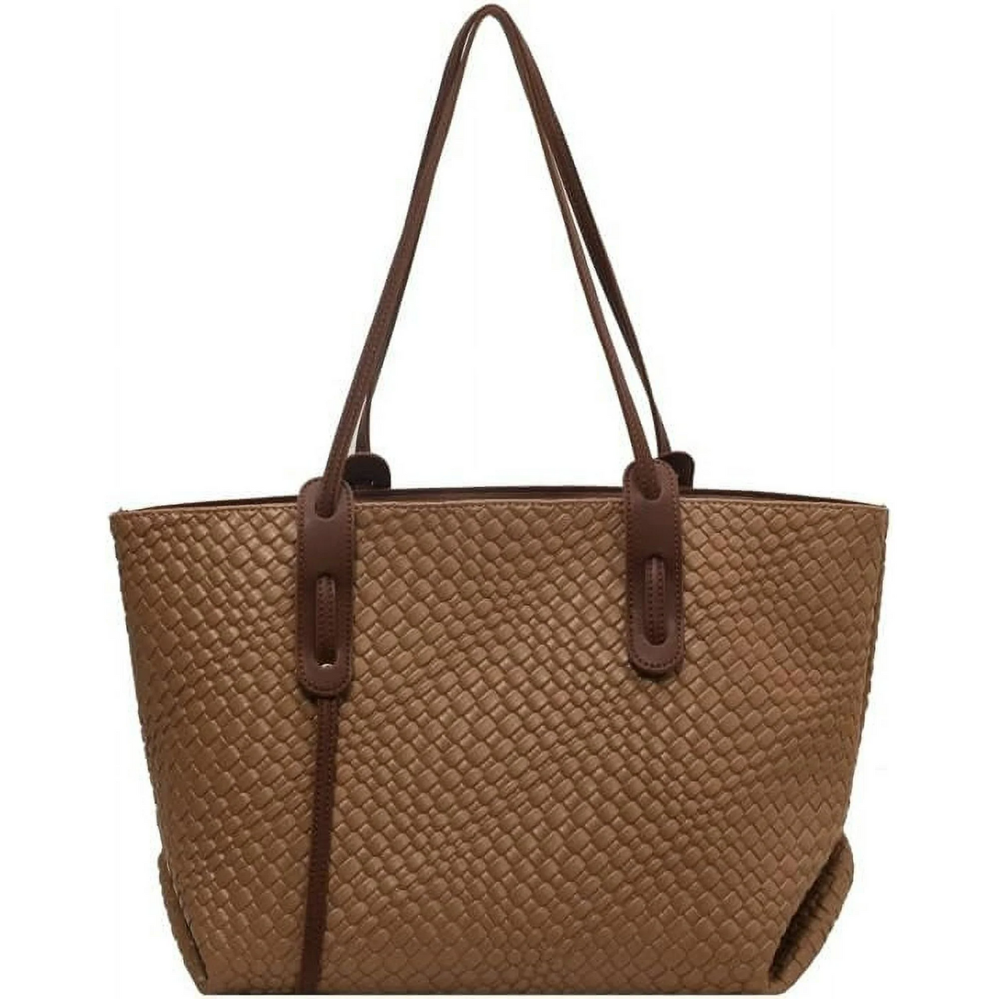 Vegan Leather Woven Bags