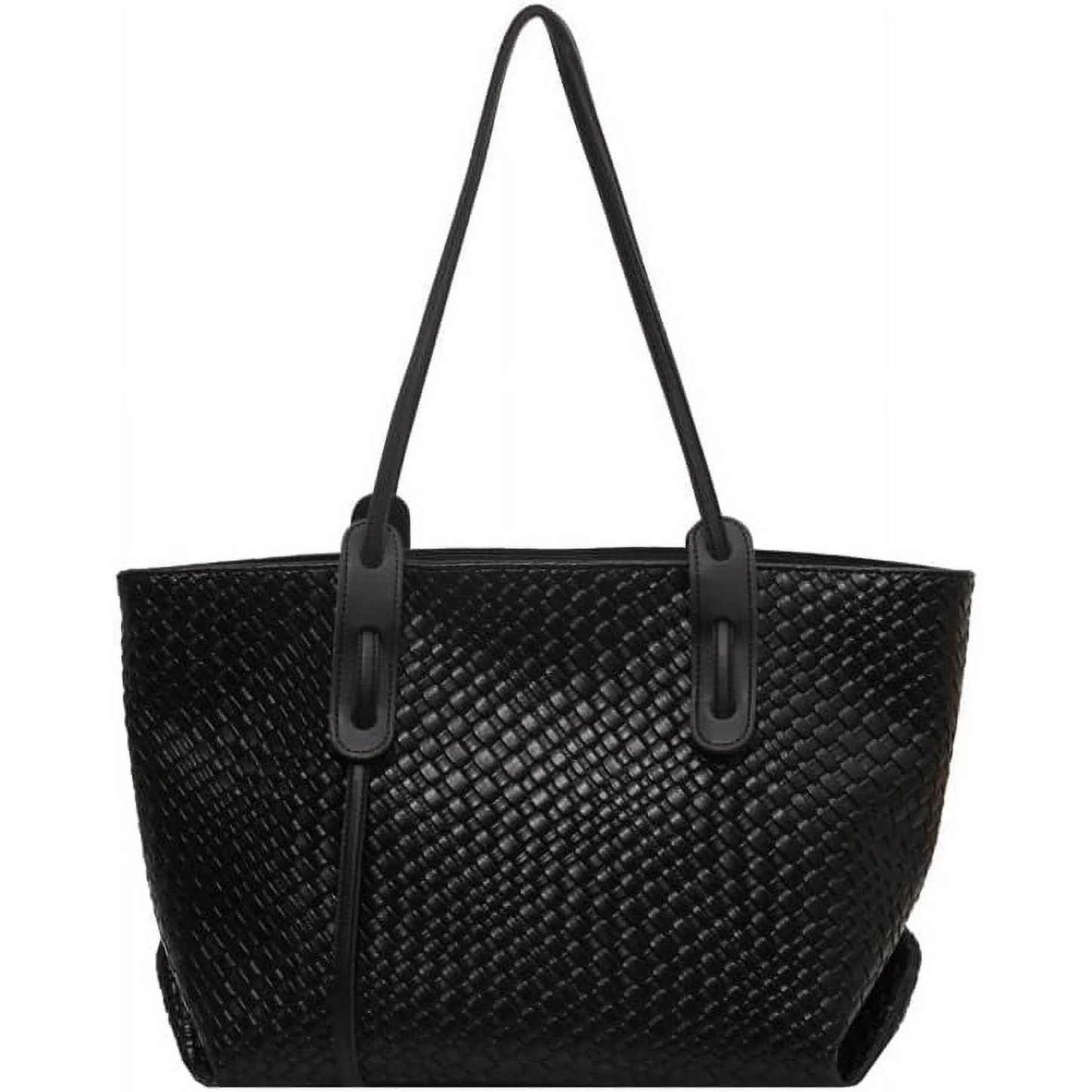 Vegan Leather Woven Bags