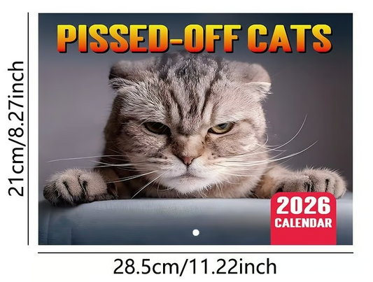 2026 Pissed-Off Cats Calendar