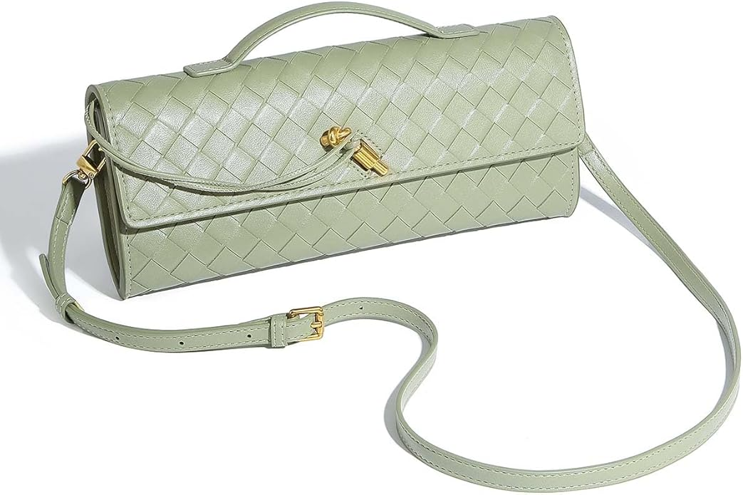 Trendy Woven Evening Clutch Purses For Women Evening Bags