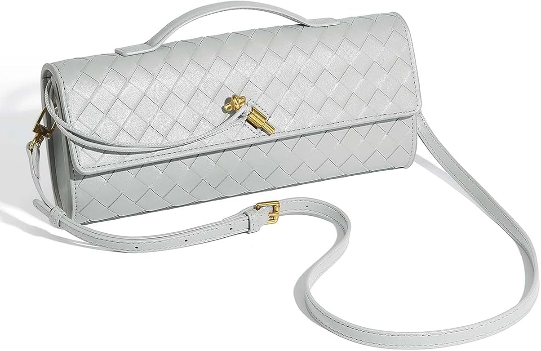 Trendy Woven Evening Clutch Purses For Women Evening Bags