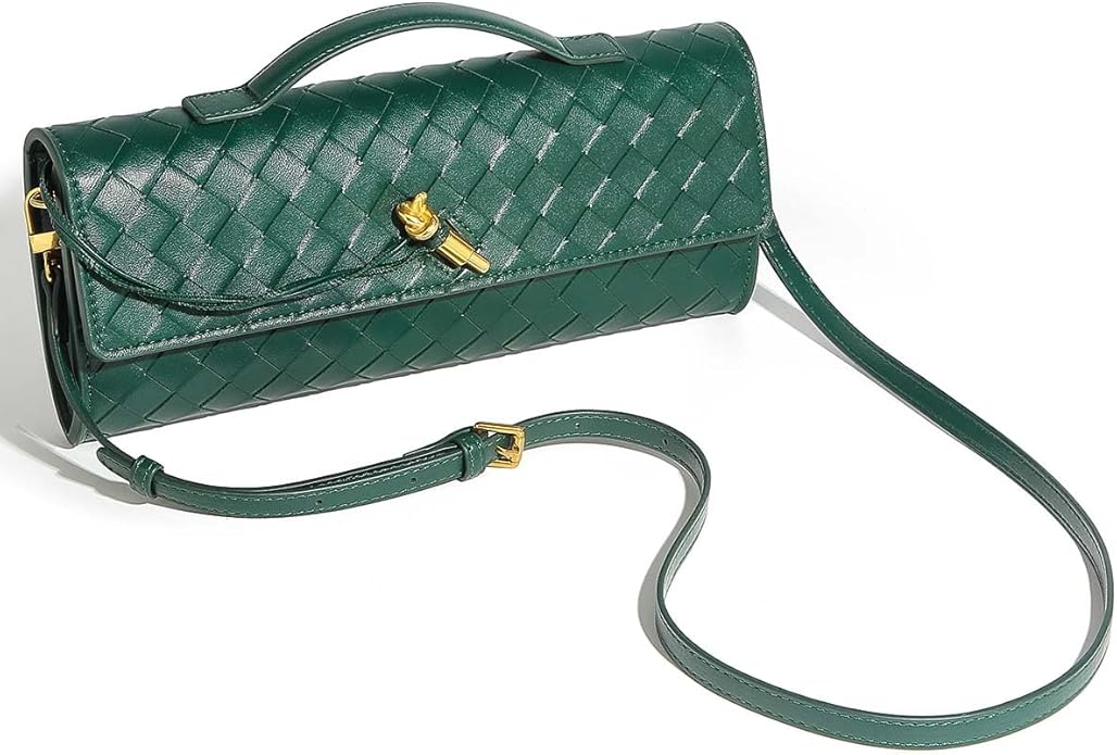 Trendy Woven Evening Clutch Purses For Women Evening Bags
