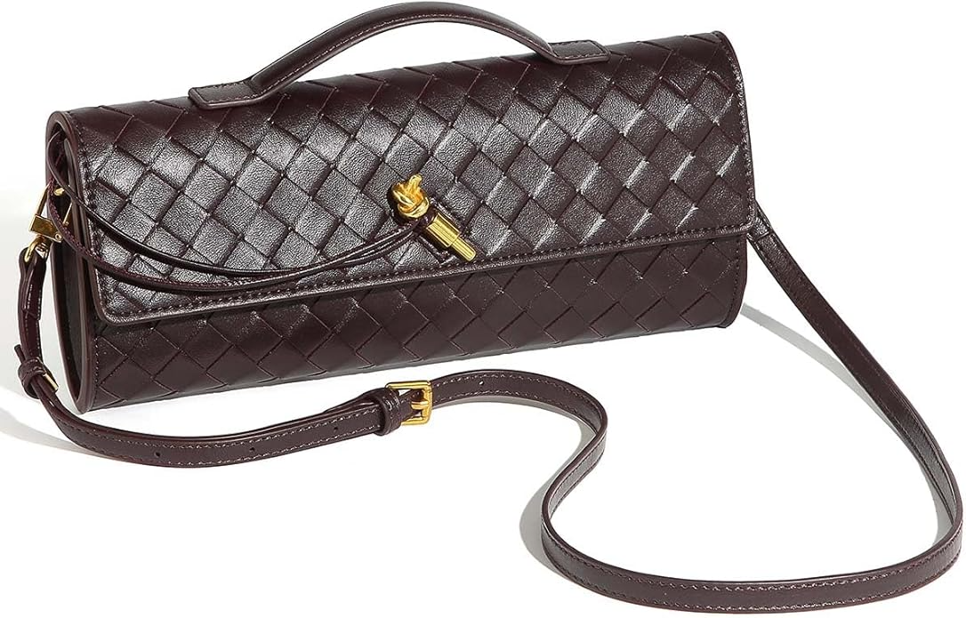 Trendy Woven Evening Clutch Purses For Women Evening Bags