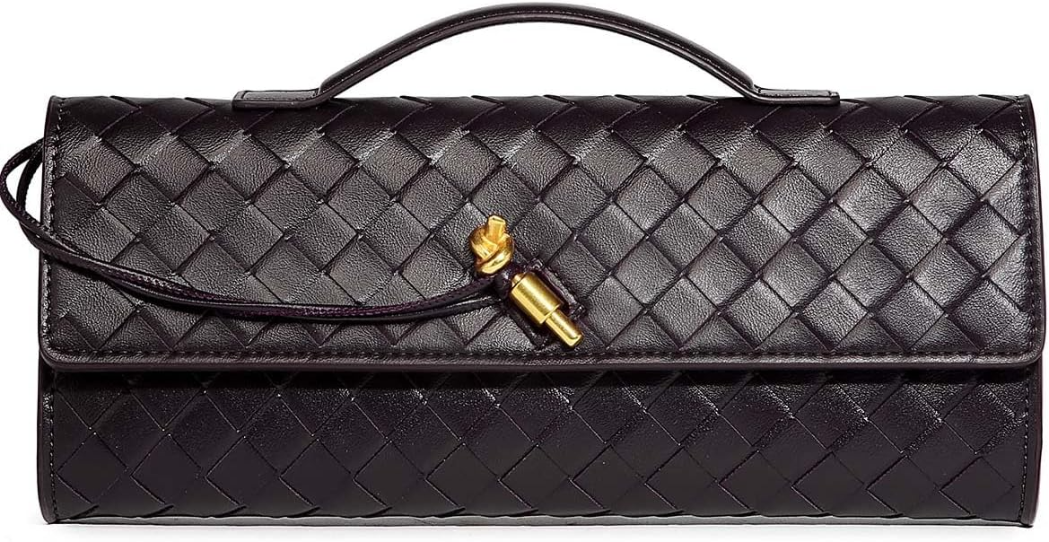 Trendy Woven Evening Clutch Purses For Women Evening Bags
