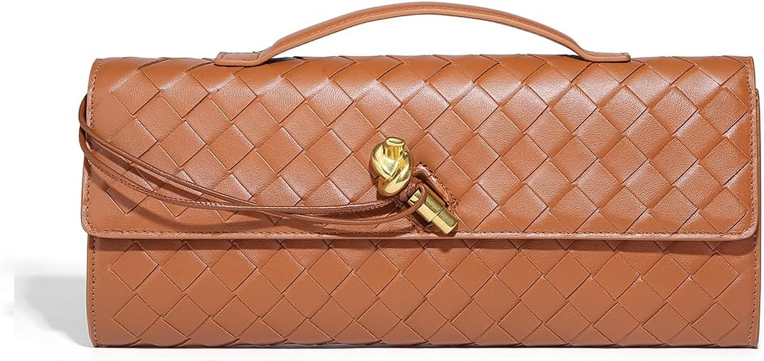Trendy Woven Evening Clutch Purses For Women Evening Bags