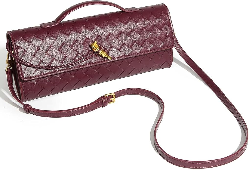 Trendy Woven Evening Clutch Purses For Women Evening Bags