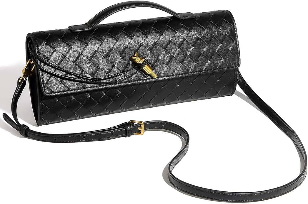 Trendy Woven Evening Clutch Purses For Women Evening Bags