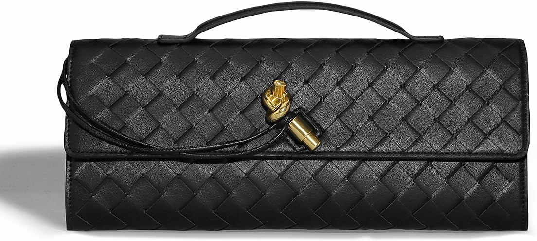 Trendy Woven Evening Clutch Purses For Women Evening Bags