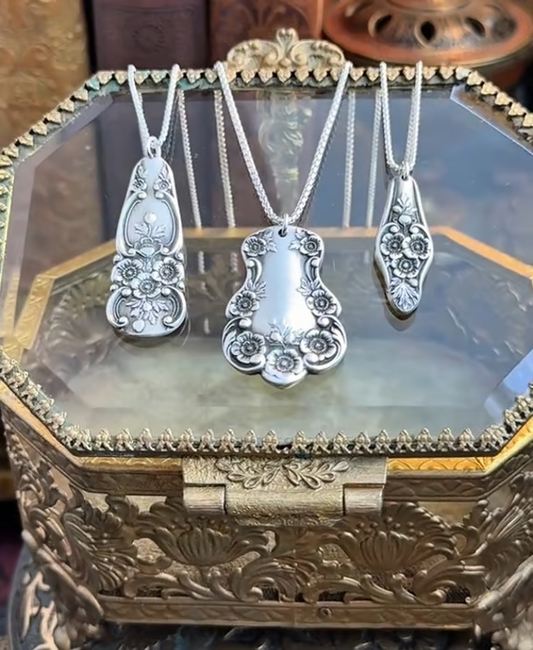 Handmade Sterling Spoon Necklace