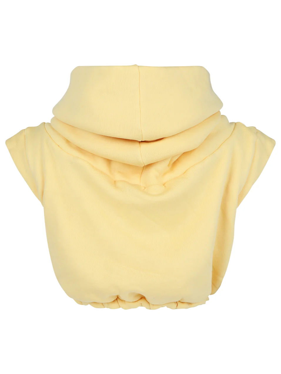 Cropped Hoodie Vest And Oversized Sweatpants