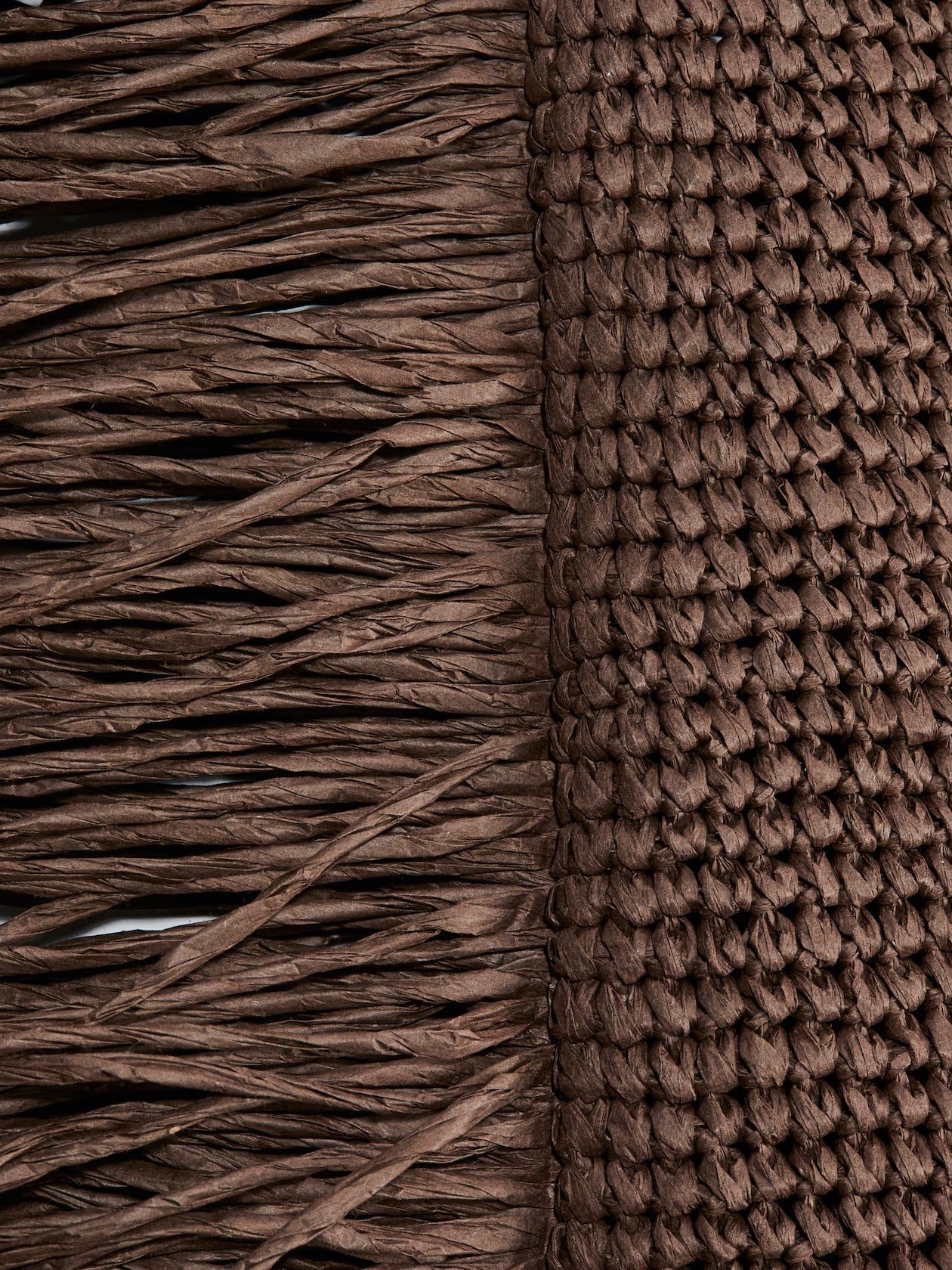 Straw Bag With Fringe
