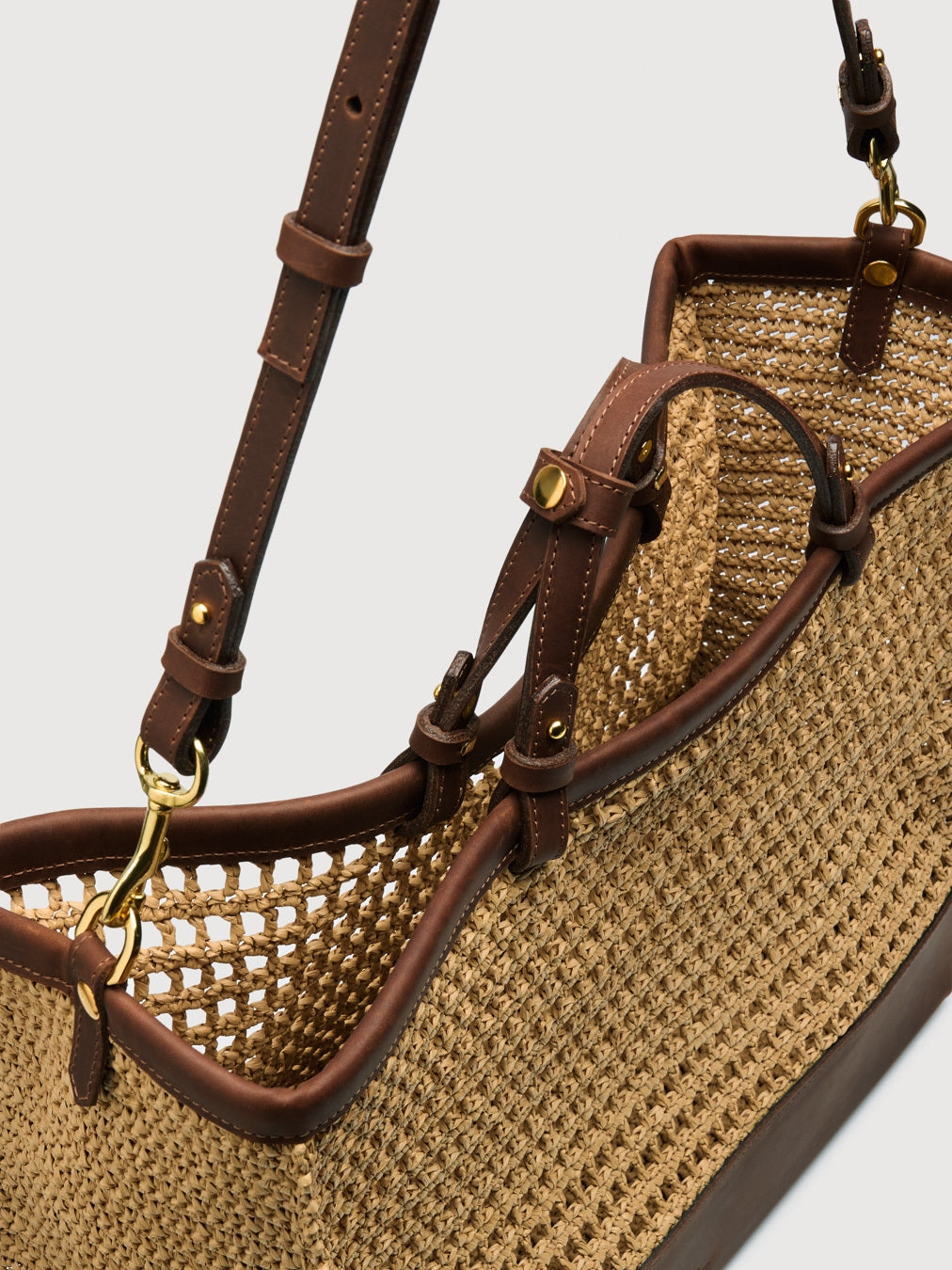 Large Capacity Straw Tote Bag