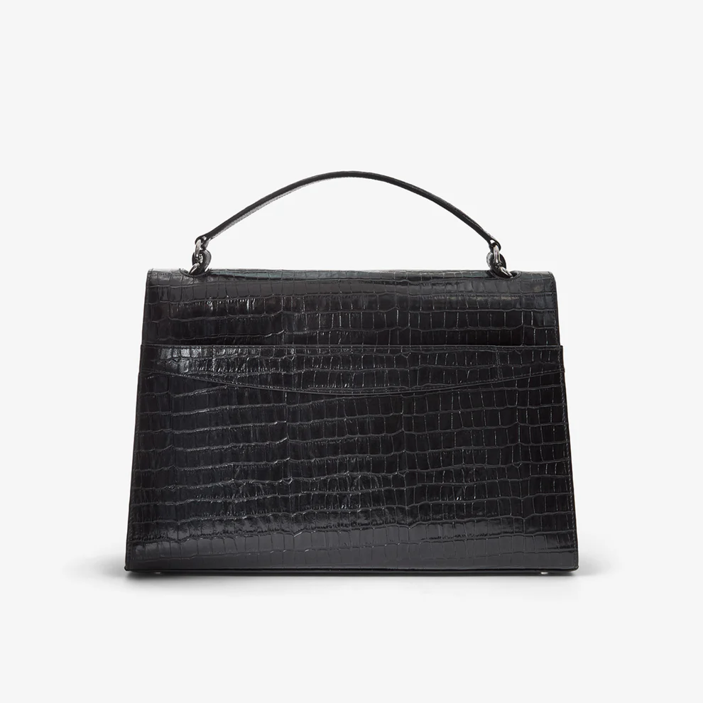 Black Croco Briefcase