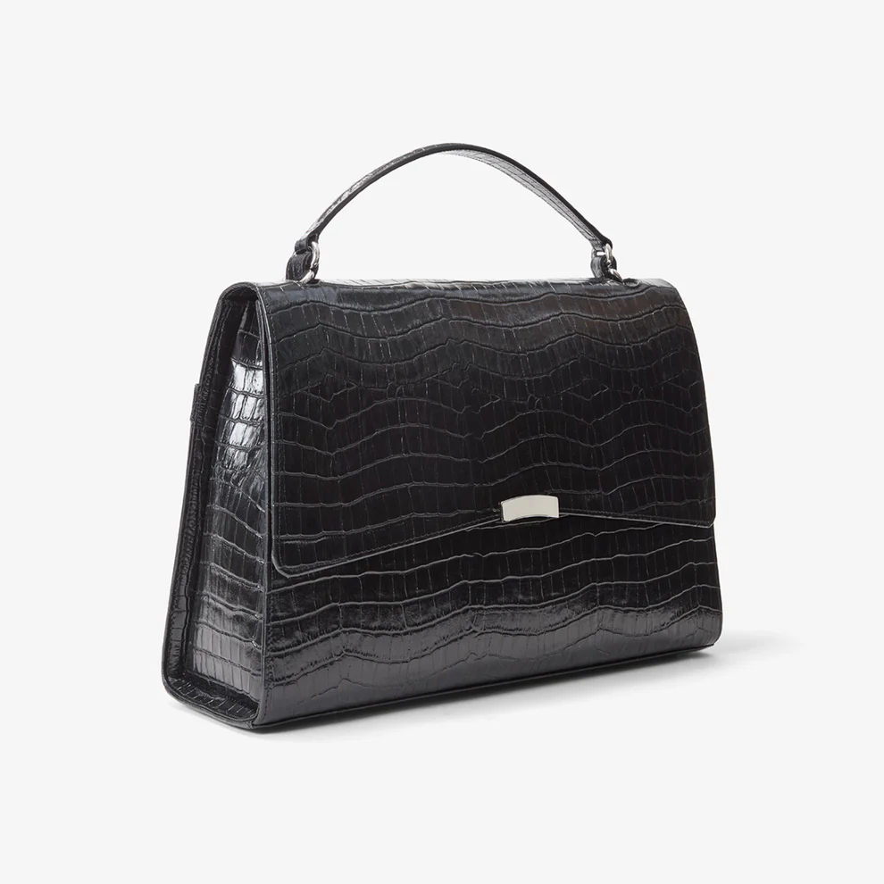 Black Croco Briefcase