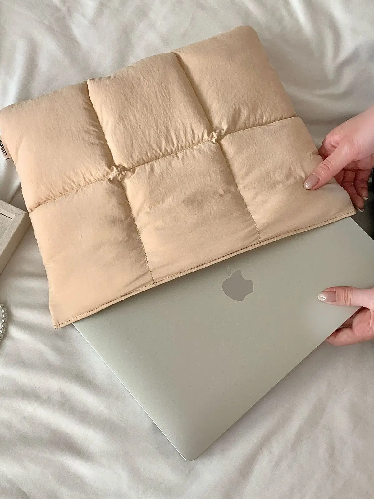 Puffy Laptop Bag Puffer Notebook Pouch