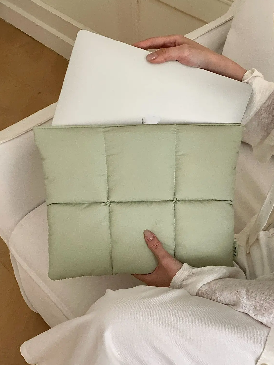 Puffy Laptop Bag Puffer Notebook Pouch