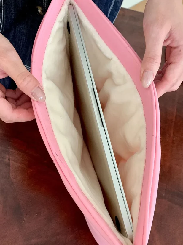 Puffy Laptop Bag Puffer Notebook Pouch