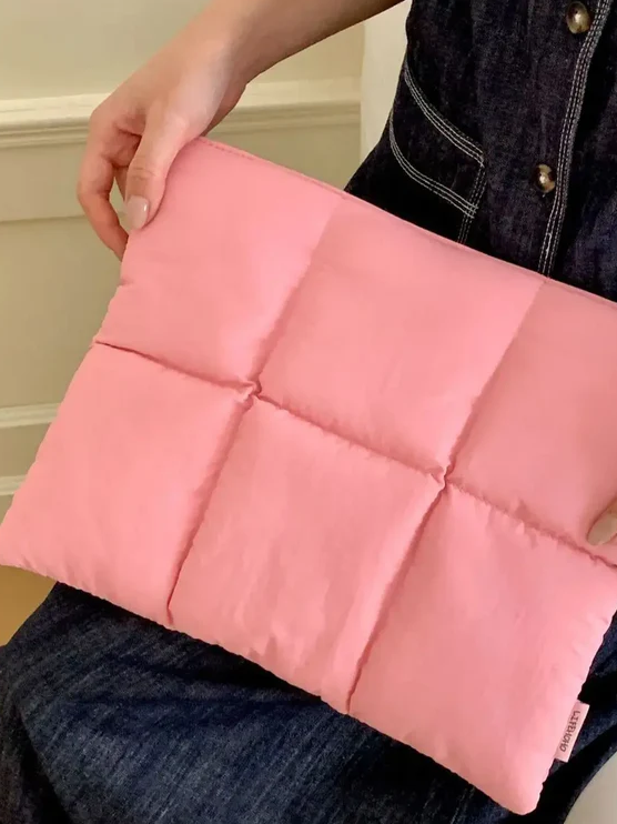 Puffy Laptop Bag Puffer Notebook Pouch