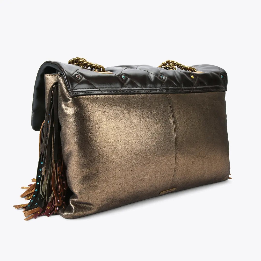 Leather Fringe Shoulder Bag