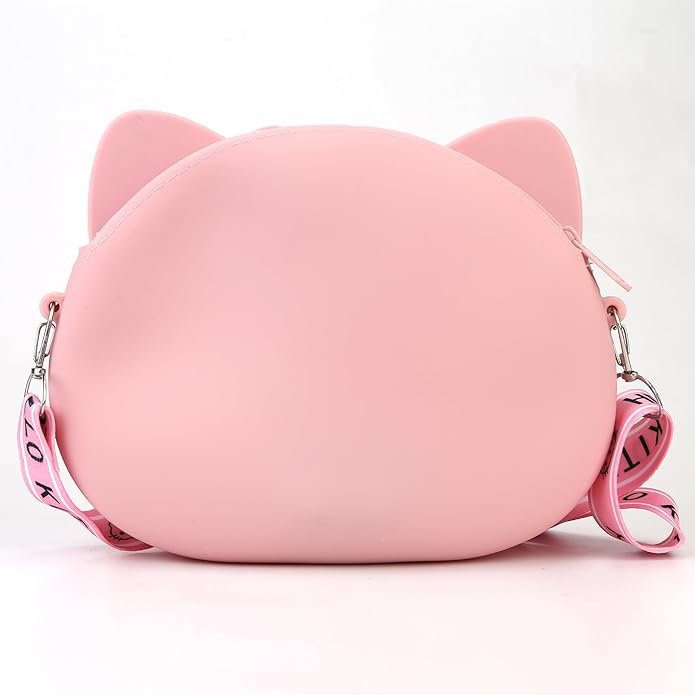 Large Hello Kitty Silicone Adjustable Crossbody Bag