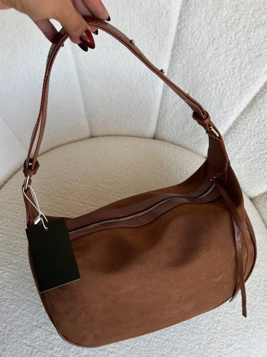 Fashion Suede Shoulder Bag