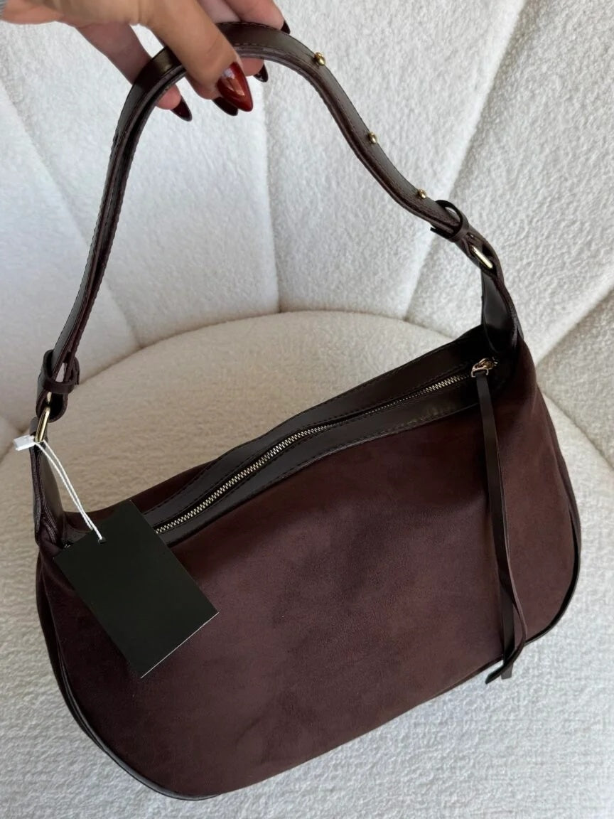 Fashion Suede Shoulder Bag