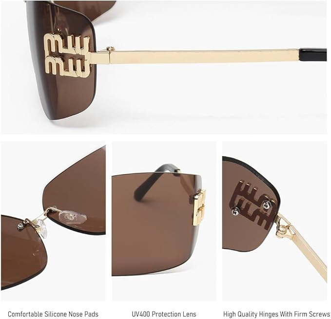 Fashion Wrap Around Frame Sunglasses