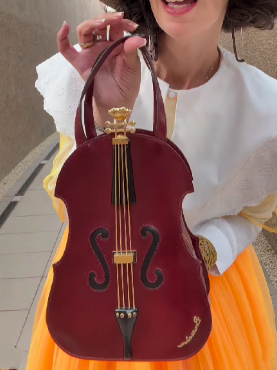 Violin Shape Women's Bag