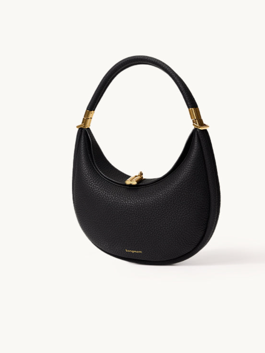 Solid Color Multiple Back Method Crescent Bag