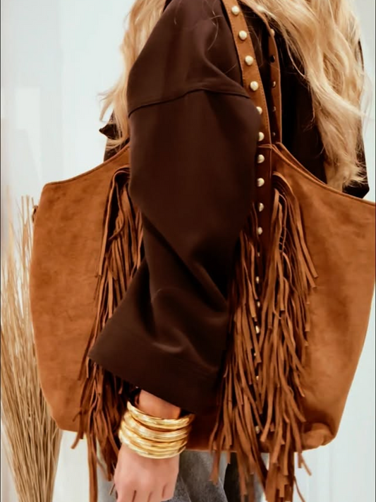 Large Tassel Shoulder Bag