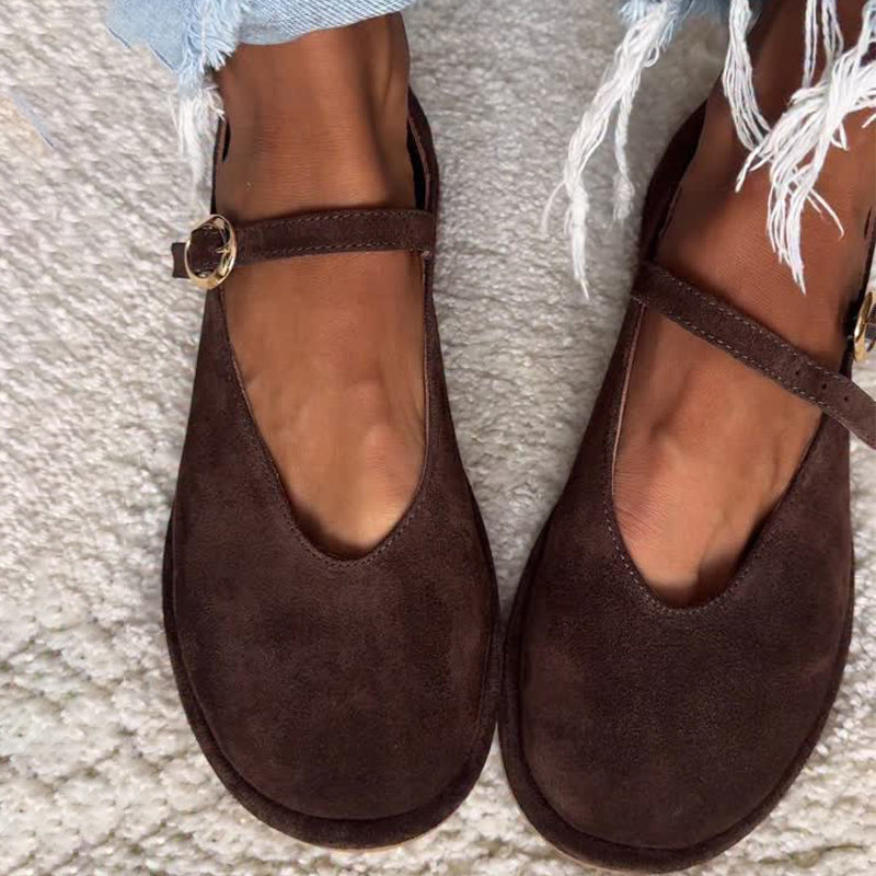 Round-toe Ballet Flats