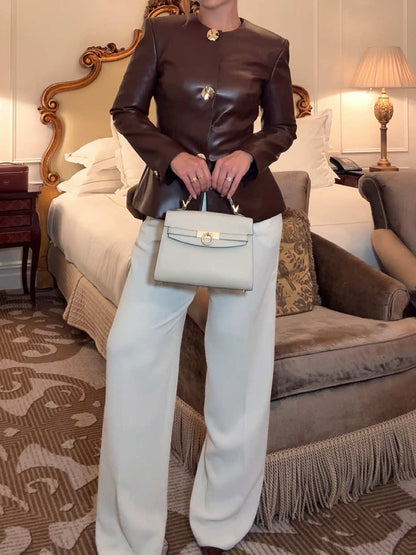Elegant Button Up Blazer