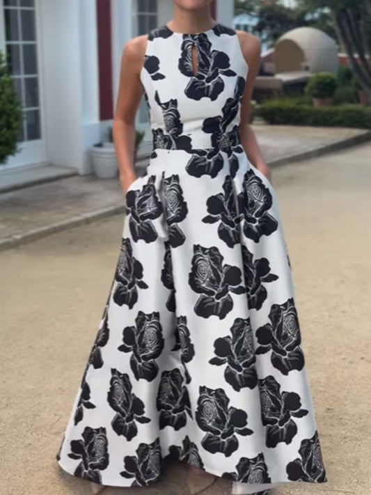 Elegant Floral Dress Dress