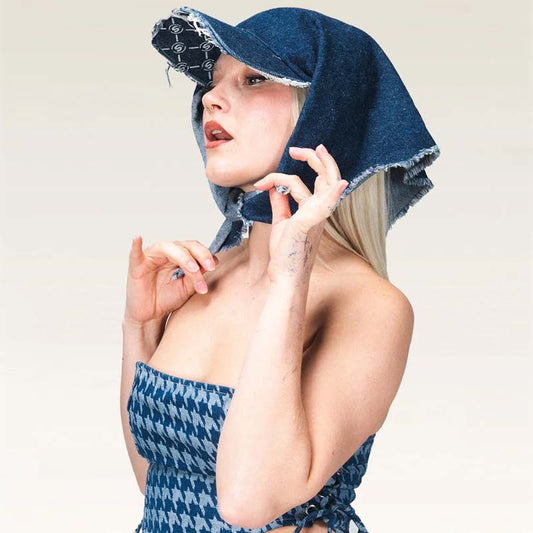Denim Foldable Hat