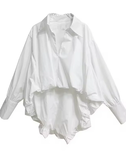 Solid Color Shirt Top